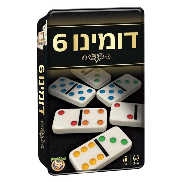 דומינו 6 - מהדורת קופסת פח