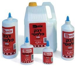 דבק פלסטי לבן 120 גרם Munix